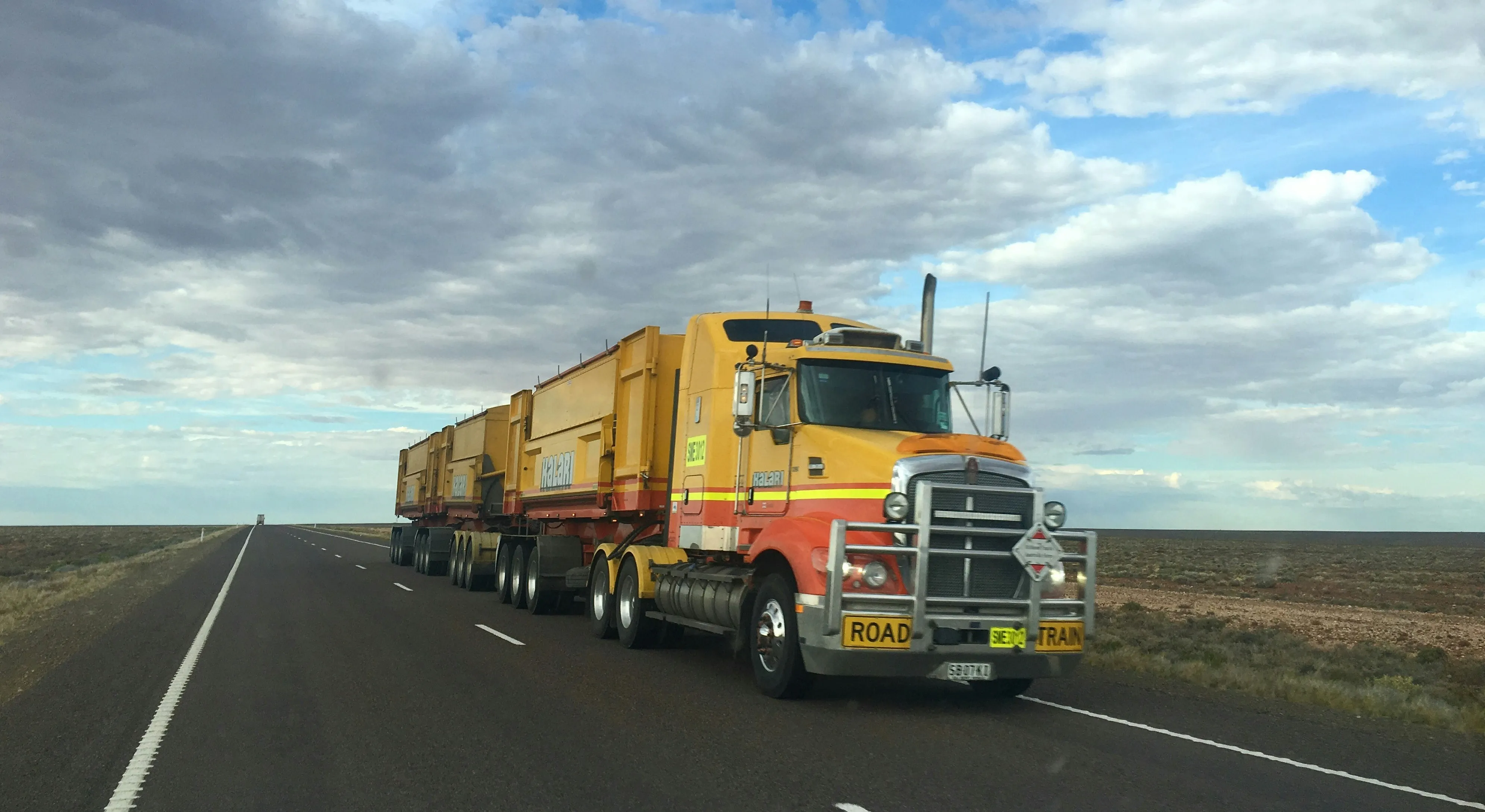 truck on highway